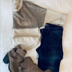 ✨SEQUIN SWEATER by BB Couture ✨ SMALL